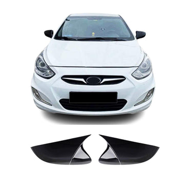 Hyundai Accent 2011-2018 Yarasa Ayna Kapağı Sağ Sol Takım (Siyah) Modeli ve Fiyatı 10068